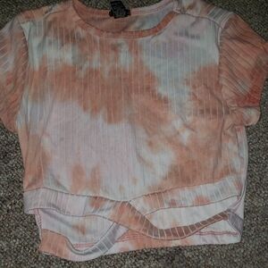 Rue21 Kids Tie-Dye Tee - Peach and White